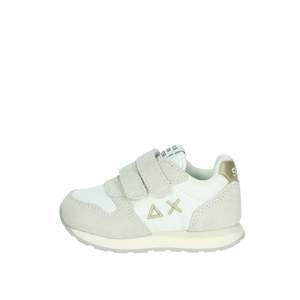 Sun68 Girls' Sneakers White Gold Velcro Closure Casual <b>Shoes</b> - Product Image 1