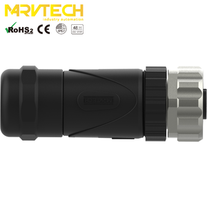 ขั้วต่อสายเคเบิลแบบประกอบภาคสนามกันน้ำ Marvtech M12 4 ขั้ว แบบตัวเมีย สำหรับระบบอัตโนมัติในโรงงาน กล่องเซ็นเซอร์/แอคชูเอเตอร์ - Product Image 4