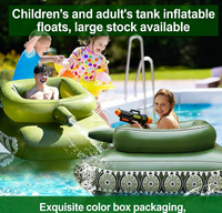Fabricant sur mesure, vente en gros : Réservoir gonflable flottant à pulvérisation d'eau, jouet de combat aquatique pour fêtes et piscines, en PVC, 500 kg