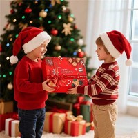 Boîtes cadeaux de Noël de luxe en promotion pour l'emballage de cadeaux, boîtes d'emballage en papier