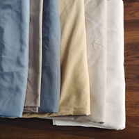 Textiles de maison Microfibre 100% Polyester Polymicro Uni Double Brossé Draps de lit Blanchi Blanc Teint Tissu en Rouleau