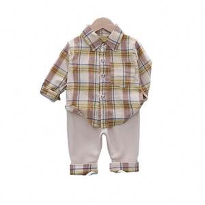 Ropa Infantil de Algodón de la India, Conjunto de 2 Piezas con Diseños de Cuello para Niñas, Venta al Por Mayor, Fábrica China - Product Image 1