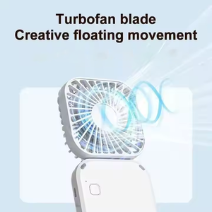 <b>Foldable</b> Mini Fan with Lanyard USB Rechargeable Portable Handheld Fan Personal Cooling Fan Small Desk Fan Travel Outdoor Summer - Product Image 5