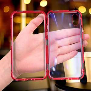 Fundas protectoras para teléfono móvil con adsorción magnética de cristal, de un solo lado, último diseño, 360 - Product Image 4