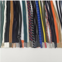 Vente en gros de cordons de serrage plats en nylon (enduits) pour vêtements chaussures sacs à haute ténacité et caractéristiques durables