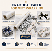 Papier cadeau de luxe écologique en pâte de bois à motif marbre, papier d'art premium avec dorure à chaud pour mariages, anniversaires et fêtes