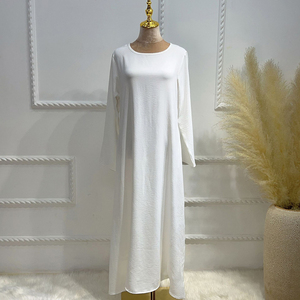 Ramadan Eid abito da preghiera tinta unita abito Hijab turco abito Abaya musulmano Dubai abbigliamento islamico sciolto <span class=keywords><strong>abiti</strong></span> modesti da donna - Product Image 5