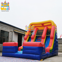 Tobogán Inflable para Adultos y Niños, PVC Comercial de 0.55mm, Excelente Resistencia a Bajas Temperaturas, Cumple con la Norma EN14960