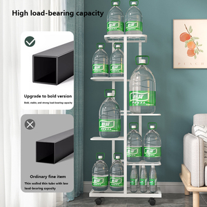 Meuble <span class=keywords><strong>de</strong></span> rangement à <span class=keywords><strong>roulettes</strong></span> carré en métal moderne et simple <span class=keywords><strong>pour</strong></span> plantes d'intérieur, idéal <span class=keywords><strong>pour</strong></span> la décoration <span class=keywords><strong>de</strong></span> la pépinière et des jardins. - Product Image 2