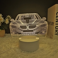 Veilleuse d'ambiance portable à piles pour chambre d'enfant, avec contrôle tactile, mini lampe de chevet décorative