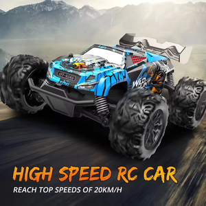 Véhicule tout-terrain 4x4 RC <span class=keywords><strong>Monster</strong></span> <span class=keywords><strong>Truck</strong></span> 1/20 à grande vitesse 2.4G, <span class=keywords><strong>voiture</strong></span> de course télécommandée, cadeau pour enfants - Vente Flash - Product Image 4