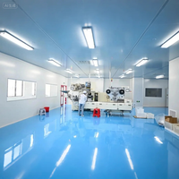 HUAAO – Unité modulaire moderne ignifuge et écologique en laine de roche, certifiée ISO 8 Classe 10000, préfabriquée, certifiée CE, garantie 1 an, pour ateliers et hôpitaux