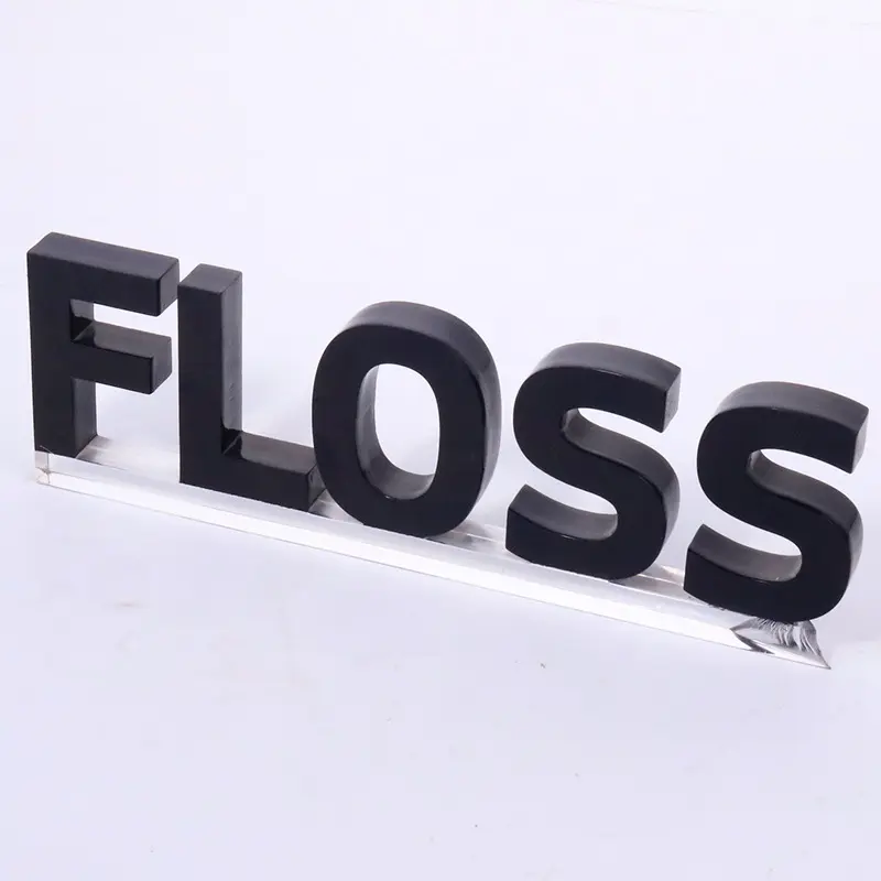 Op Maat Gemaakte Verticale 3d Acryl Letters Lettertypen Voor Logo Display