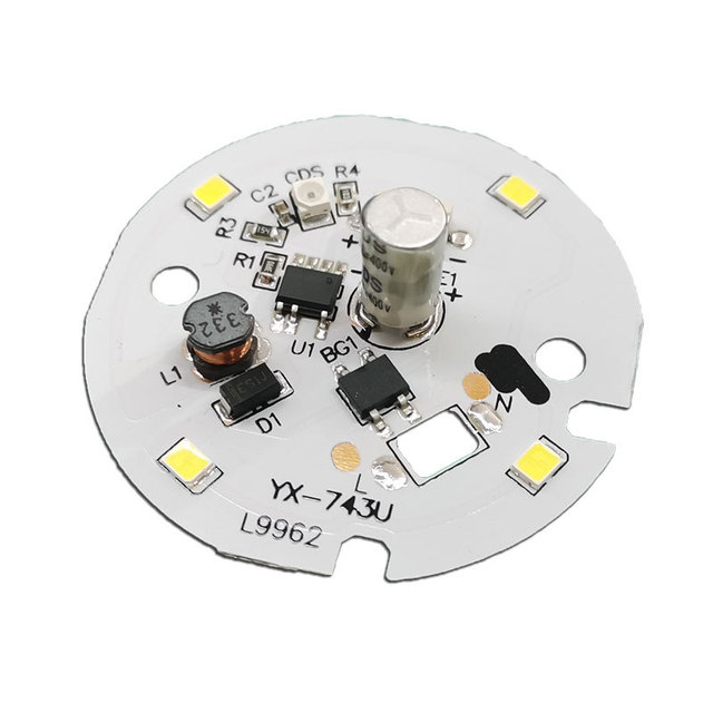 Factory Direct Sales Dob Smart Radar Sensor Lamp Bulb Light Sound Control Integrated Intelligent Light Source Free PCB PCBA