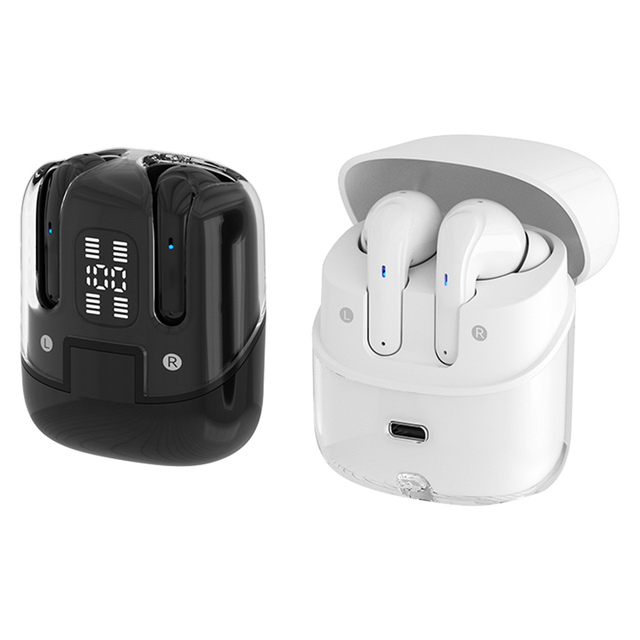 HYX DX-16 TWS In-Ear Earbuds with for 5.3 IPX-6 Waterproof LED Indicator Power Bank Single-Color Game Atmosphere Light