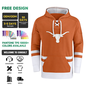 Benutzer definiertes Logo Vintage Pullover Hockey Hoodie Unisex OEM & ODM Eishockey Uniform Spitze Blank Muster Druck Sport bekleidung Training - Product Image 1