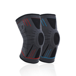 Knee <b>Pad</b> 3D Woven Silicone Support Breathable For <b>Running</b> Cycling Fitness Protection Unisex Universal Size - Product Image 1