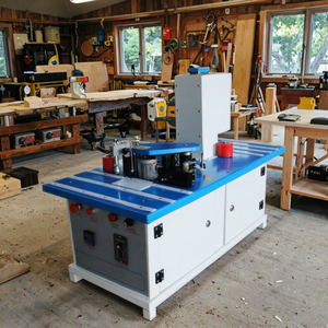 Machine tout-en-un de coupe de bandes de chant Équipement de traitement de bord de panneaux de bois intégrés dans le travail du bois et la production de meubles - Product Image 1