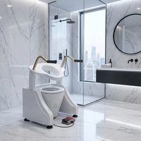 Rehausseur de toilettes Ucom pour personnes âgées - Dispositif médical de classe II, fournitures de rééducation thérapeutique