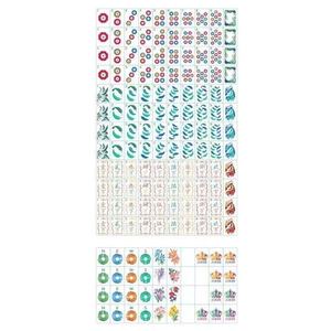 Dernière version de juin 2026 : Jeu de Mahjong américain de luxe moderne, tuiles orange couronne finition nacre, ensemble complet de 160 tuiles, portable - Product Image 2