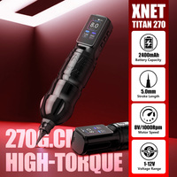 Xnet Titan 270 2400Mah 5.0/4.0Mm Slag Borstelloze Motor Professionele Directe Aandrijving Draadloze Tattoo Pen Machine Voor Body Art