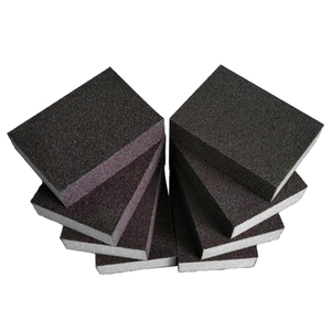 Alta Qualidade Marrom Quadrado De Alumínio Esponja De Lixamento De Papel De Veludo De Volta Esponja Lixa Abrasivo Ferramenta Suporte Oem/odm - Product Image 6