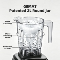 2200W Pure Koperen Motor Blender Chopper Mixer Blender Fruitmixer Hoge Capaciteit Blender