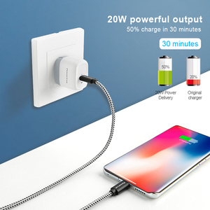 Cargador Rápido PowerLot 20W GaN <span class=keywords><strong>II</strong></span> PD 3.0 USB C, Adaptador de Pared Plegable para <span class=keywords><strong>iPhone</strong></span> 14 13 iPad, Certificado UL FCC CE, Mini Enchufe de Viaje - Product Image 3