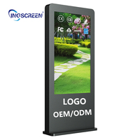 ING SCREEN 32 43 55 Zoll Bodenst änder Wasserdicht IP65/IP55 High Brightness Outdoor Kiosk Display Touch Totem LCD LED TV Monitor
