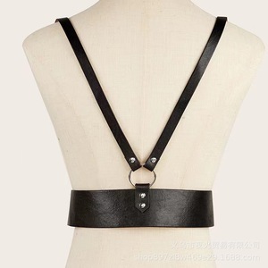 Vente directe d'usine de vêtements bondage sexy, costumes érotiques pour adultes en cuir PU écologique et accessoires. - Product Image 5