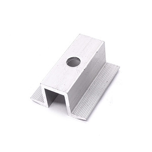 Solar Panel Bracket Aluminium Mounting Accessories Mid <b>Clamp</b> End <b>Clamp</b> Aluminum Alloy - Product Image 1