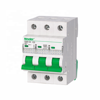 Interruptor Automático Miniatura Tipo MCB FG65-63 1P 2P 3P 4P 1A-63A para Uso Doméstico