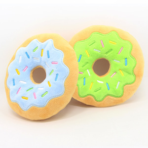 Juguetes Ecológicos para Perros con Diseño de Donuts y Bollos Redondos de Peluche, para Uso en Interiores, Venta al Por Mayor - Product Image 4