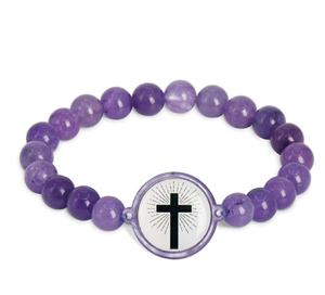 Bracelet NFC <span class=keywords><strong>Coran</strong></span> Chrétien avec Verset Biblique Quotidien de <span class=keywords><strong>Jésus</strong></span> Bracelet Elastique Tressé NFC pour Événements - Product Image 5