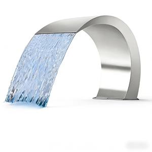 Buse à arc en acier inoxydable 304 pour <span class=keywords><strong>piscine</strong></span> et spa, équipement d'hydrothérapie avec cascade, <span class=keywords><strong>rideau</strong></span> d'eau et jets d'impact - Product Image 1