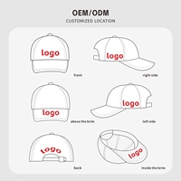 Gorras de Béisbol Bordadas Personalizadas 100% Poliéster, Gorras para Exteriores, Fabricante OEM/ODM, Venta al Por Mayor Directa de Fábrica, MOQ Bajo, Unisex