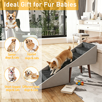 Hanyee 2026 Nouvelle Rampe Pliable Grande pour Chien, Escabeau à 6 Marches pour Lit Haut et Canapé, Rampe pour Animaux de Compagnie, Tabouret-Chaise