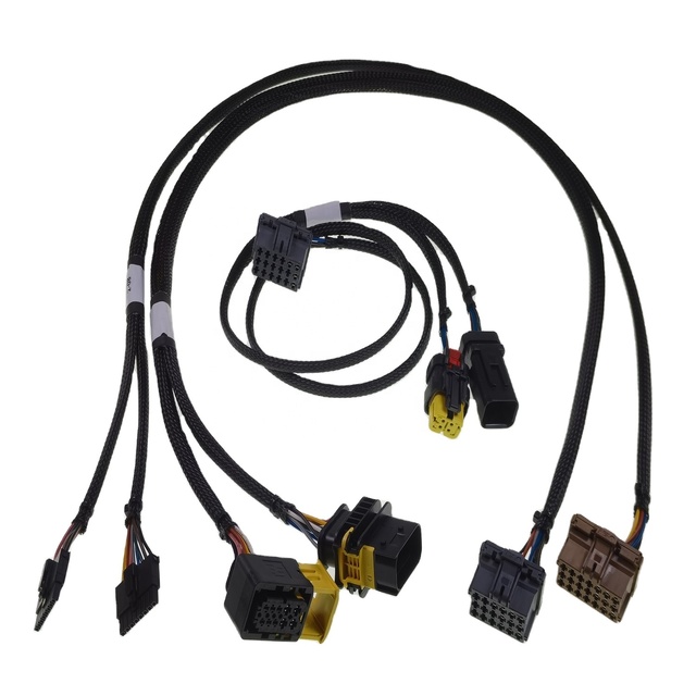For 32 Circuit Dashboard Wire Harness Loom 12V ECU Cable for Automobiles
