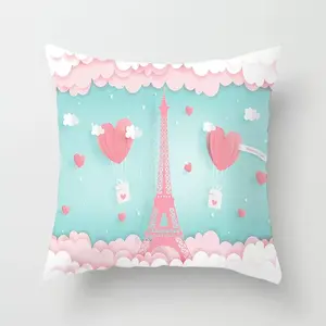 Valentine's Day Cushion Cover Sofa Home Decorative Pillow Case 45x45cm DRD203