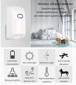 Angus cuộc sống thông minh ứng dụng điều khiển Treo Tường cảm biến <span class=keywords><strong>PIR</strong></span> wifi phát hiện chuyển động với vật nuôi miễn dịch Sản phẩm mới vật liệu ABS - Product Image 5