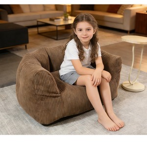 DISHI Mini Katlanabilir Şişme Pembe Bebek Oyun Çocuk Koltuğu Yatakları Çocuklar İçin Sevimli Karikatür Katlanır Mini Koltuk - Product Image 5