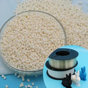 Kinpolym PLA resin untuk pencetakan 3D filamen plastik pellet asam Polylactic 100% bahan baku Biodegradable campuran jerami gandum