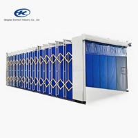 Station de préparation de peinture pour camions et conteneurs, équipement de peinture, cabine de pulvérisation rétractable/mobile/portable