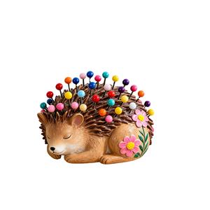 Cojín de Almohadillas con Forma de <span class=keywords><strong>Erizo</strong></span> Colorido, Escultura Personalizada, Ideal para Decoración de Cuartos de Costura, Exhibiciones de Mesa y Adornos Artesanales - Product Image 1