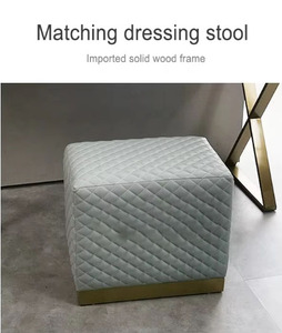 <span class=keywords><strong>Stile</strong></span> di lusso in marmo <span class=keywords><strong>vestirsi</strong></span> make up table dressering tavolo <span class=keywords><strong>con</strong></span> specchio e sgabello per un set di mobili camera da letto - Product Image 6