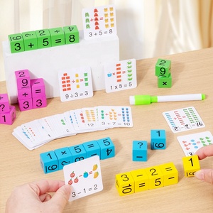 Jeu éducatif numérique en bois : cube de nombres, puzzle de <span class=keywords><strong>multiplication</strong></span> et de division, exercices de <span class=keywords><strong>calcul</strong></span> mathématique, outils pédagogiques - Product Image 3