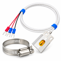 Sonde de température Pt100 en platine pour carrelage, thermistance, capteur de température, sonde cylindrique à coller sur surface