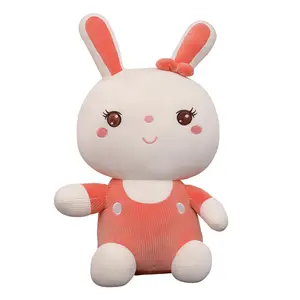 Dễ thương phim hoạt hình thỏ búp bê bé mềm đồ chơi sang trọng cho trẻ em Thỏ Ngủ Mate Thú nhồi bông sang trọng Đồ chơi trẻ sơ sinh
