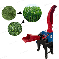 Petite Machine de coupe de paille d'herbe de ferme nouvelle condition efficace hachoir de tige de maïs et coupe-fourrages d'ensilage