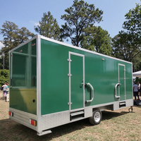 Toilettes de luxe, remorque et douche, salle de bain extérieure, toilettes mobiles, toilettes portables ou remorque à vendre